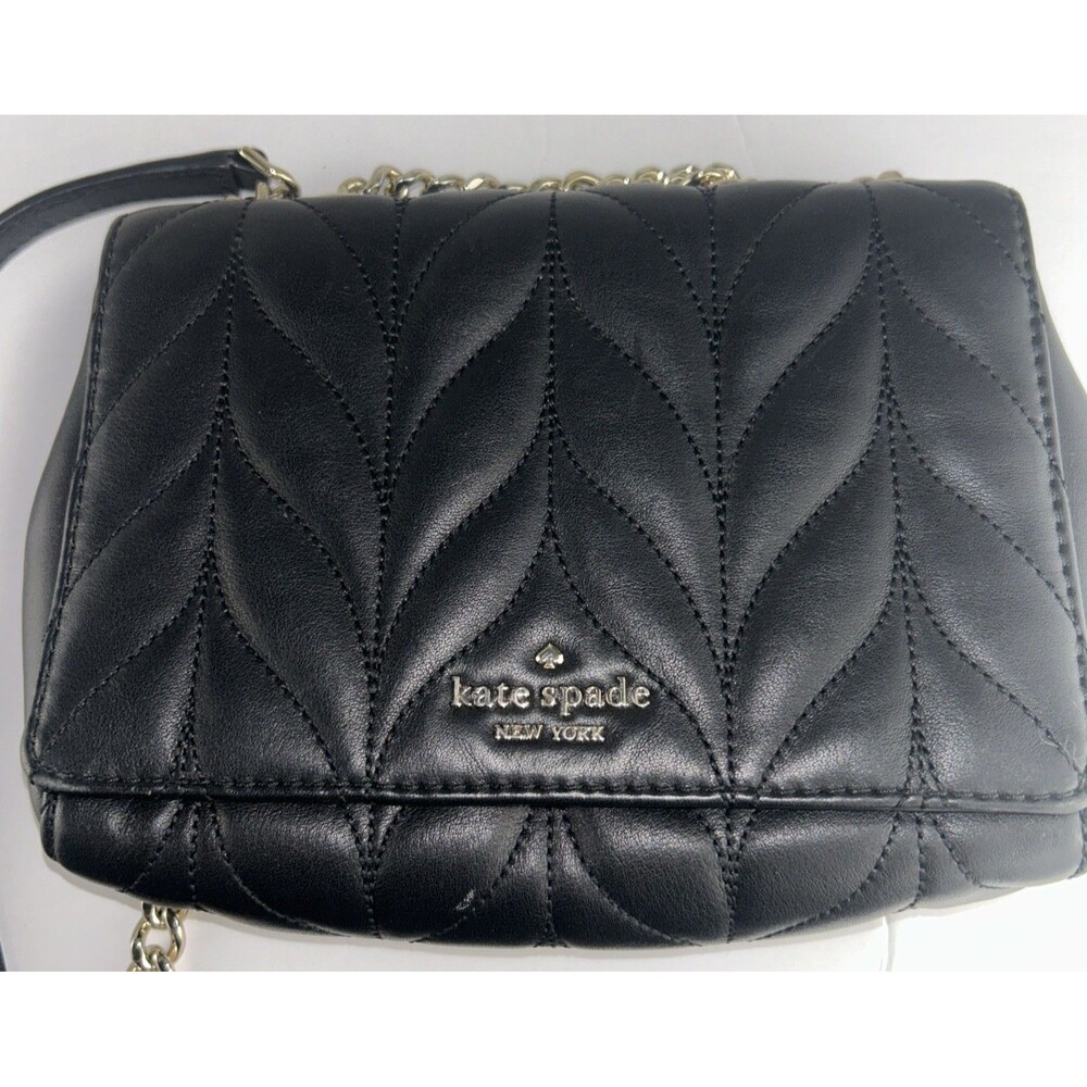 Kate Spade Briar Lane Mini Emelyn Quilted Crossbody Shoulder Bag Black